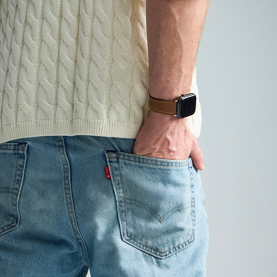 Leather Classic Buckle | Red