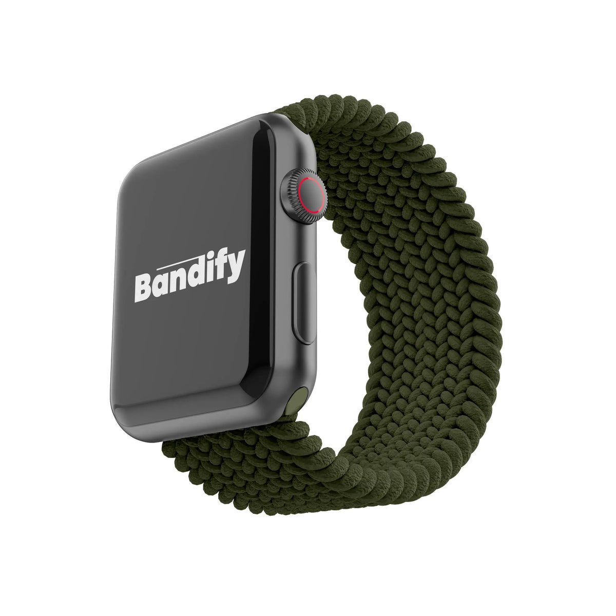 Braided Solo Loop | Black Olive Bandify