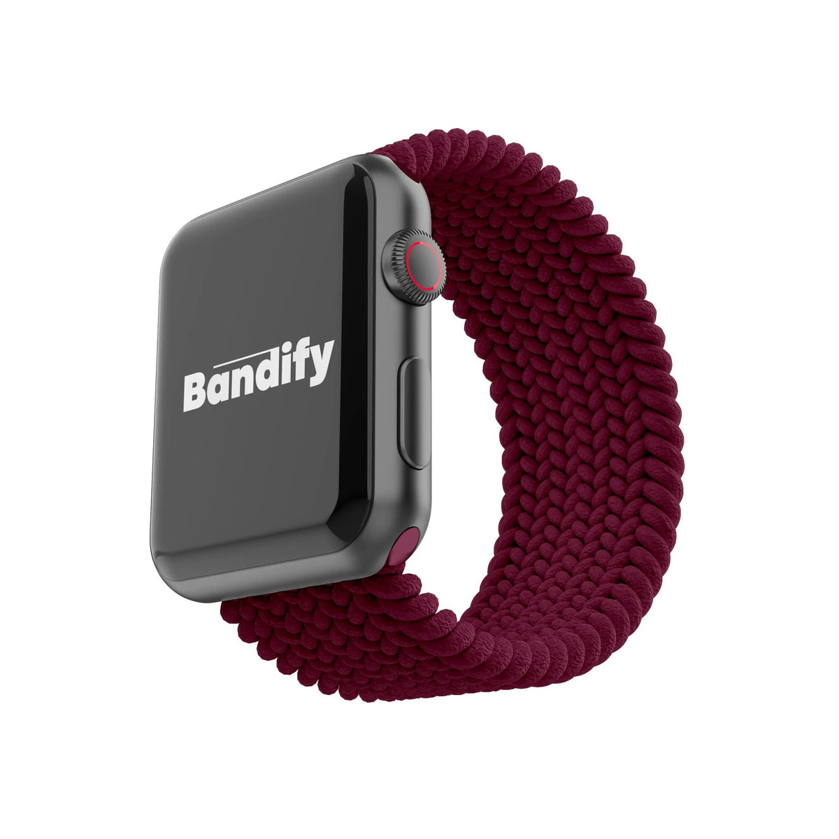 Braided Solo Loop | Wine Berry Bandify