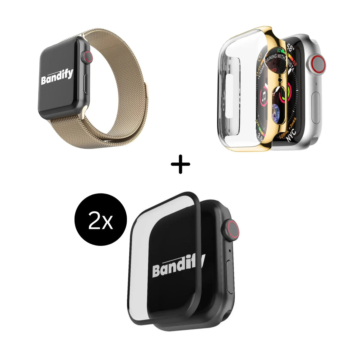 Gold Milanese Loop Bundle Bandify
