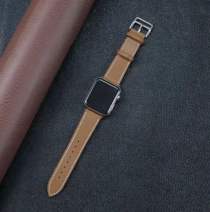 Leather Classic Buckle | Brown Bandify