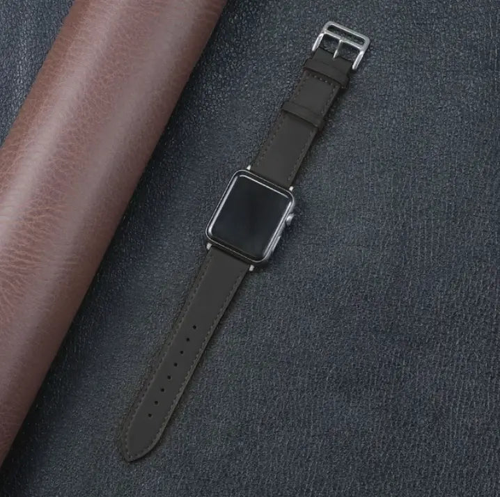 Leather Classic Buckle | Black Bandify