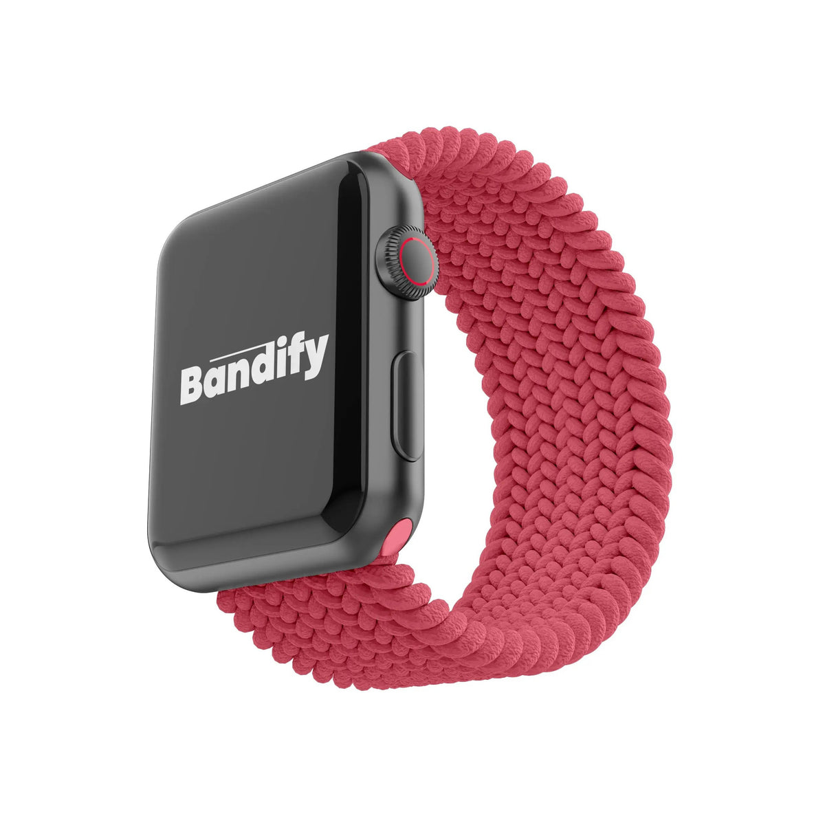 Braided Solo Loop | Dark Rose Bandify